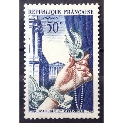 Productions De Luxe - Métiers D'art 1954 - Joaillerie, Orfèvrerie Et La Madeleine 50f (Impeccable N° 973) Neuf** Luxe (= Sans Trace De Charnière) - Cote 3,00 - France Année 1954 - Brn83 - N29993