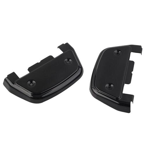 Couvre-Pieds De Passager De Moto Pour Glide Street Glide Road Ultra Softail Capuchon De Pied En Forme De D Noir