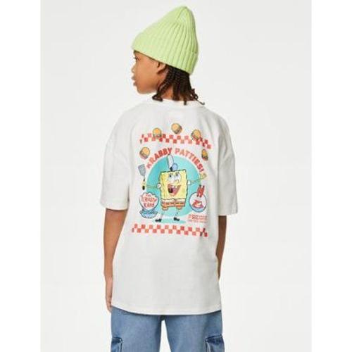 T-Shirt 100 % Coton À Motif Bob L'éponge Carrée¿ (Du 6 Au 16 Ans) - Multicolore