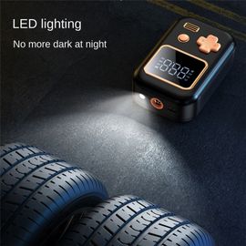 Pompe À Vélo Portative De Pompe À Air De Gonfleur De Pneu, Gonfleur Électrique 12v Pour Des Pneus De Voiture Et Des Bicyclettes Avec La Lumière De Led