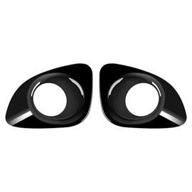 1 Paire De Garnitures De Calandre De Phare Antibrouillard Noir Brillant Pour 2021-2023 Cadre De Décoration De Cadre De Phare Antibrouillard