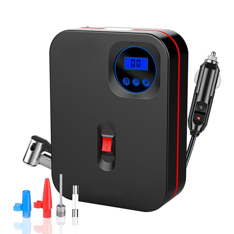 Pompe De Gonflage Voiture Pneu Compresseur D'air Vélo Moto Gonfleur...