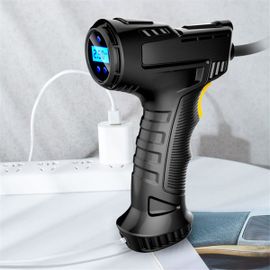 120 W Compresseur D'air Portatif Pompe Gonflable Sans Pompe À Air Portable Gonfleur De Pneu Numérique Pour Balles De Vélo De Voiture
