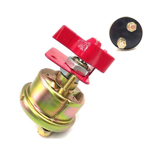 Pelle Universelle Pour Chariot Élévateur - Interrupteur De Déconnexion De Batterie Marine Avec Support De Verrouillage Interrupteur De Coupure De Batterie Bouton En Métal