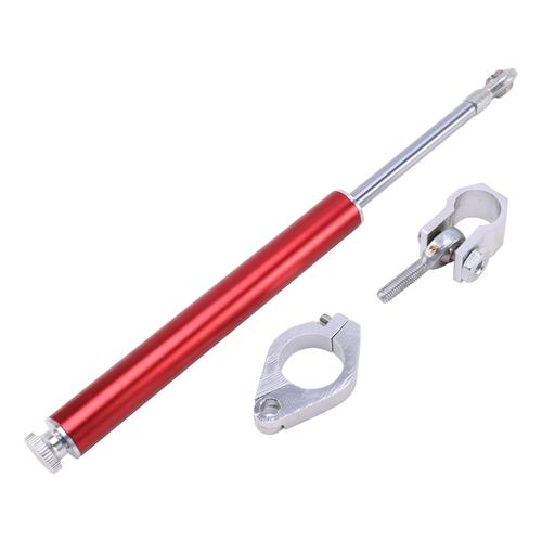 Stabilisateur Universel De Moto Amortisseur De Direction En Alliage D'aluminium Amortisseur De Direction Accessoires D'amortisseur Rouge