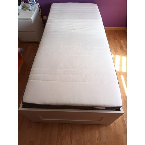 Matelas 90x200 Cm Ikea Morgedal Parfait État