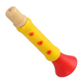 Smallfoot - Trompette Colorée Jaune - Jouet En Bois - 10695-J