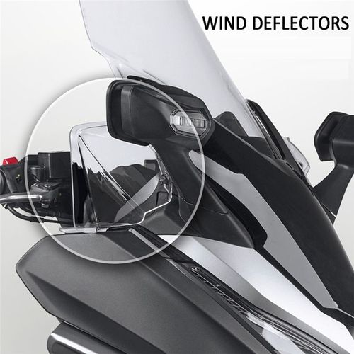 Carénage De Déflecteur D'air De Pare-Brise D'aile Latérale De Moto Pour Forza 350 Forza250 Forza350 2019-2022(Smoky)