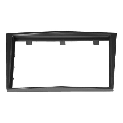 1 Set Double Din Radio Panel Stéréo Réaménagement Fascia Tableau De Bord Installation Kit Garniture Bezel Plastron Pour Opel Corsa Zafira - Noir