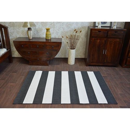 140x200 Cm Tapis En Corde Sizal Flat 48644/690 Rayures