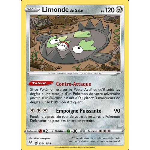 Pokemon!!! Eb04 125/185 Limonde De Galar
