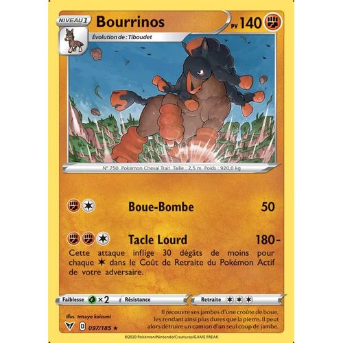 Pokemon!!! Eb04 097/185 Bourrinos