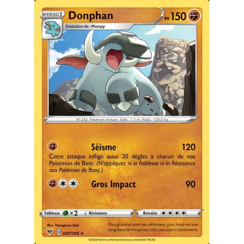 Pokemon!!! Eb04 087/185 Donphan
