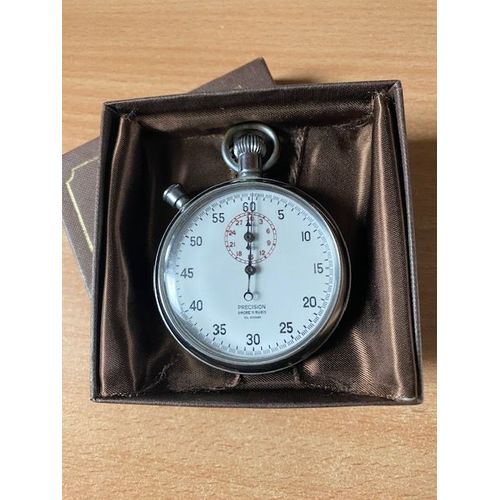Ancien Chronomètre Precision - Ancre 11 Rubis Eb. Suisse - N° 796445 - Avec Boîte