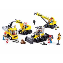 La grue et les engins de construction Lego