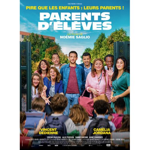 Parents D Élèves - Véritable Affiche De Cinéma Pliée - Format 120x160 Cm - De Noémie Saglio Avec Vincent Dedienne, Camélia Jordana, Samir Guesmi - 2020