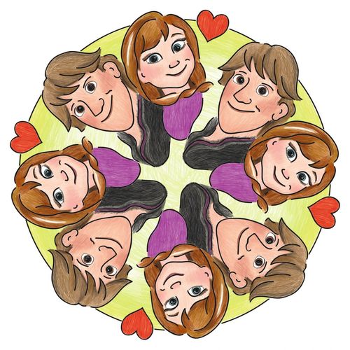 Artistique Mandala - Midi - Disney La Reine Des Neiges