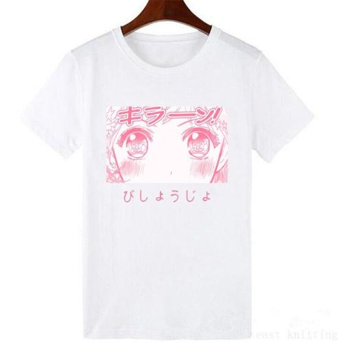 Expédié De Paris - Kawaii Filles Japonais Soie Harajuku Animation Polyester Coton T - Shirt Sailor Moon Femme Haut Pull Top