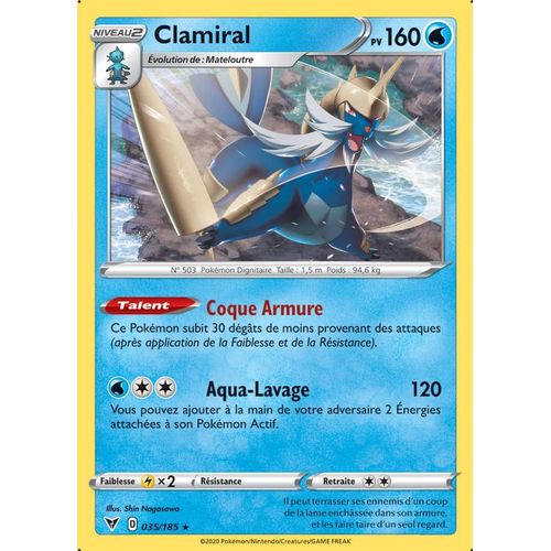 Pokemon!!! Eb04 035/185 Clamiral