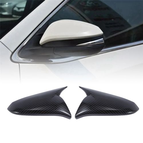1 Paire De Couvercles De Rétroviseur De Voiture Pour 2013-2022 Coque De Rétroviseur Latéral En Corne De B¿Uf Garniture De Capuchons Inversés