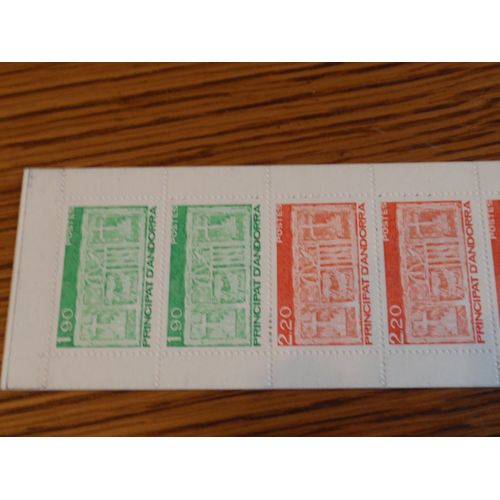 Carnet De 8 Timbres Andorre Espagnol