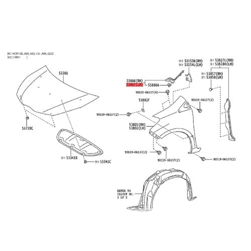 Déflecteur De Couvercle De Joint D'essuie-Glace De Capot De Collecte D' De Pare-Brise De Voiture Pour Yaris 2012-2015