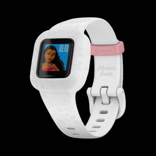 Garmin Vivofit Jr. 3 - Disney Princess - Tracker D'activités Avec Bracelet - Silicone - Blanc - Taille Du Poignet : 130-175 Mm - Bluetooth - 25 G