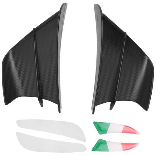 Kit D'aile Aérodynamique Aileron De Aileron Aile De Fixation De Flux De Vent De Pour S1000rr V4 -10r R1, Noir Mat