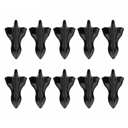 10 Pièces Toit Arrière De Voiture Aileron De Diffuseur De Générateur De Vortex Becquet De Toit Générateur De Queue De Pare-Chocs, Noir