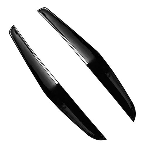 Noir Brillant Pare-Chocs Séparateur De Lèvre Aileron Couteau À Air De Carrosserie Automatique Aileron De Voiture Pour Fk8 Si Type-R 2019-2021