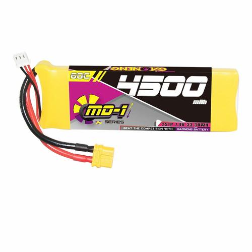 Batterie Gaoneng Gnb 7.4v 4500mah 60c 2s Lipo T Plug / Xt60 Plug Pour ModèLes De Loisirs Rc à L'éChelle 1/10 1/8 Bateau Rc Voiture Rc-Générique