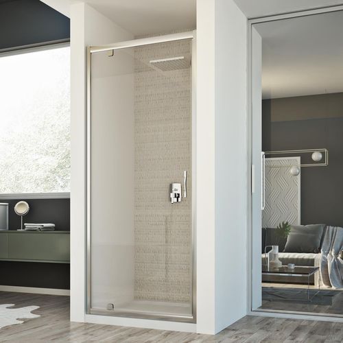 Porte paroi douche 90 CM H198 mod. Cristal 1 Portes Transparent