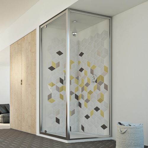 Cabine douche 70x70 Ouv. 70 CM 198 Transparent mod. Cristal Duo 1 Porte