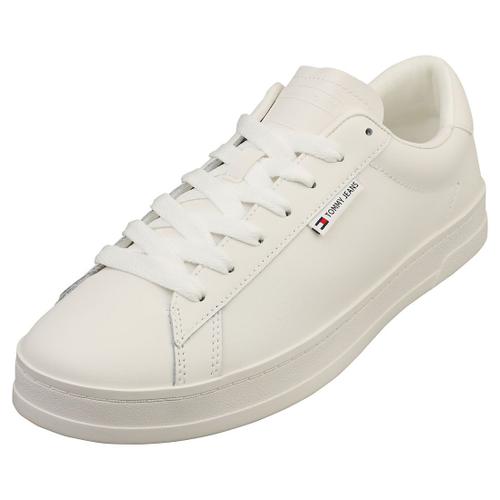 Tommy Jeans Low Cupsole Baskets Ecru