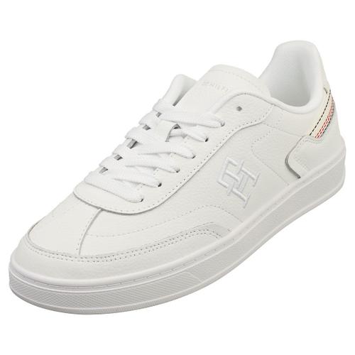 Tommy Hilfiger Heritage Court Sneaker Stripes Baskets Blanc