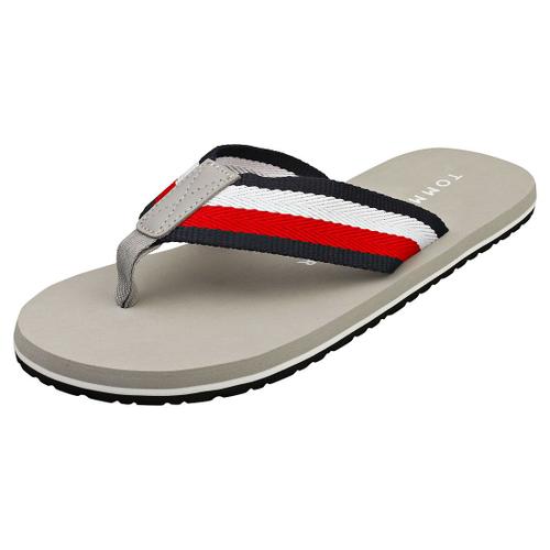 Tommy Hilfiger Corporate Beach Homme Sandals Tongs Gris - 41