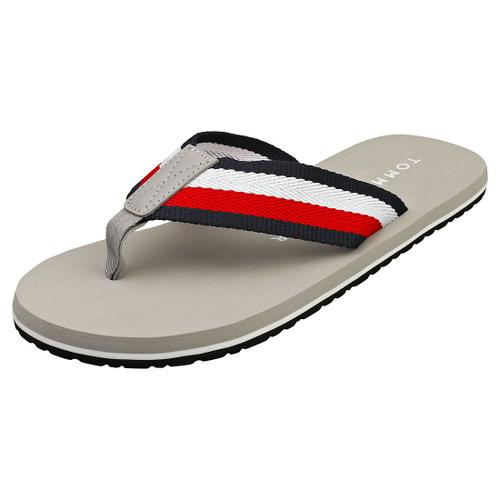 Tommy Hilfiger Corporate Beach Sandals Tongs Gris
