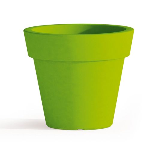 Pot de Fleurs Begonia en résine Rond H45 Vert Ø 50Cm