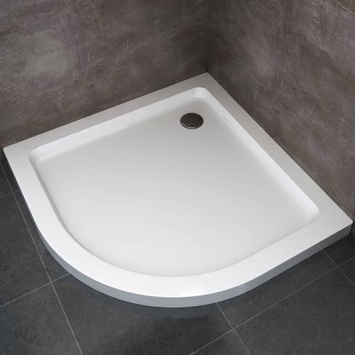 Bac à douche 90x90x5 CM Demi-Circulaire Abs mod. Selene