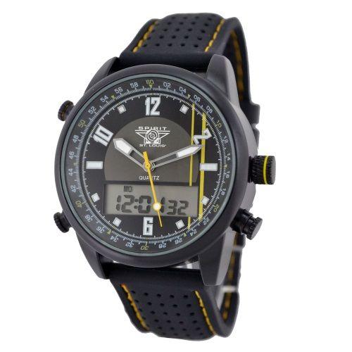 Montre Homme Spirit Of Saint-Louis - Noire & Jaune