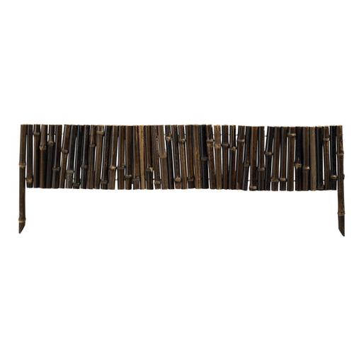 Bordure En Bambou ""Bamboo Border"" - 0,35 X 1 M - Marron