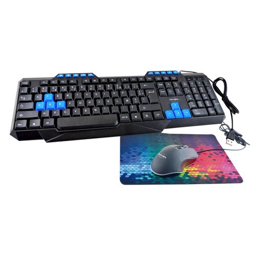 Ensemble Spécial Gaming Clavier - Souris - Tapis Inovalley