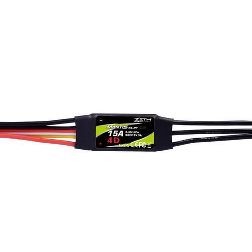 Ztw Mantis Slim 15a G2 Nouveau RéGulateur De Vitesse Brushless 32 Bits Avec Bec 5v/3a En Marche Avant/ArrièRe Pour Avion Rc F3p 3d/4d De 2-4s-Générique