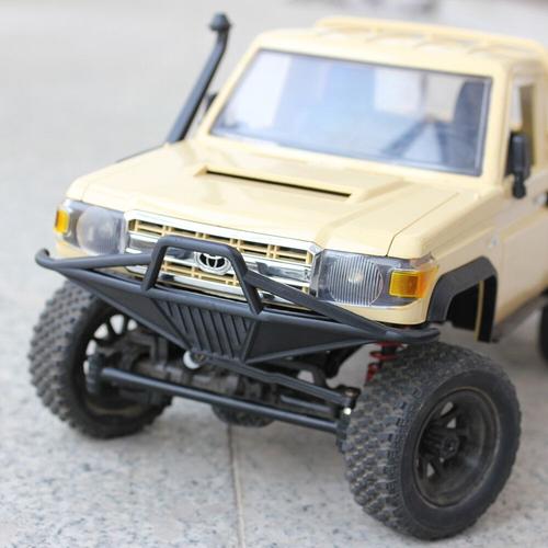 Protecteur De Pare-Chocs Avant De Simulation AméLioré Qy3d Pour Les ModèLes De VéHicules De Voiture Rc Toyota Land Cruiser Lc79 Mnrc Mn82 à L'éChelle 1/12-Générique