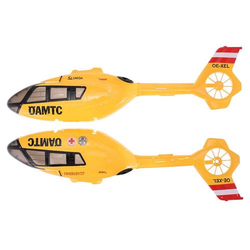 Yxznrc F06 2.4g 6ch HéLicoptèRe Rc PièCes De Rechange Capot Jaune-Générique