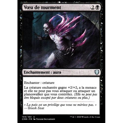 Voeu De Tourment - Mtg - Commander Légendes - U - 159/361