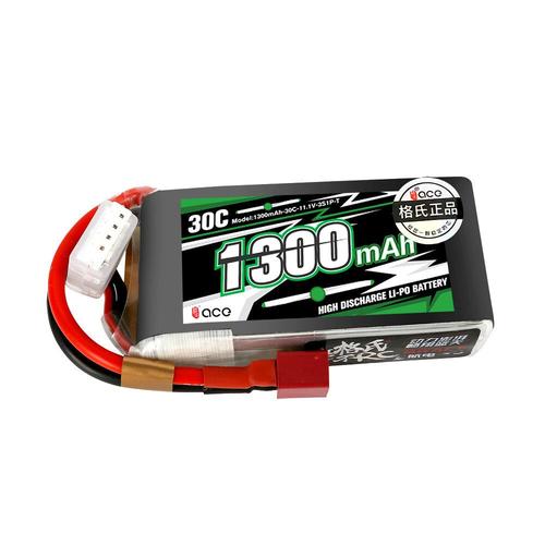 Batterie Tattu Ace 11.1v 1300mah 30c 3s1p Lipo T Plug Pour Voiture Rc-Générique