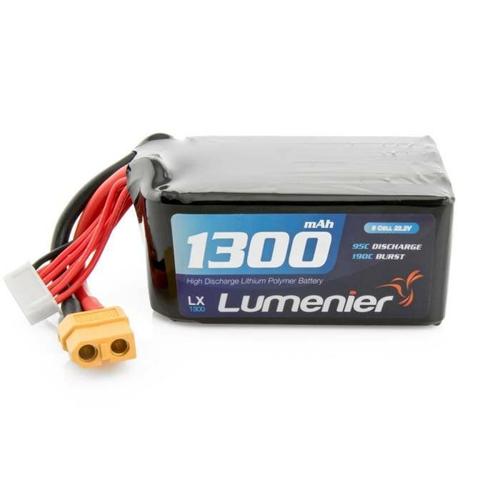 Batterie Lipo Lumenier 22.2v 1300mah 6s 95c Avec Connecteur Xt60 Pour Drone De Course Geprc Cinelog35 V2 Fpv-Générique
