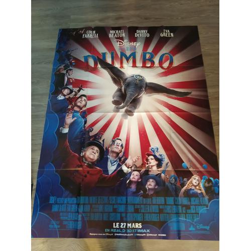 Affiche Originale Cinéma 120x160 Pliée Dumbo