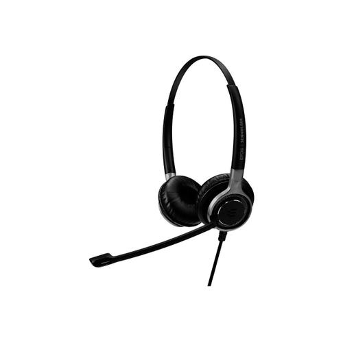 EPOS I SENNHEISER IMPACT SC 665 USB-C - Micro-casque - sur-oreille - filaire - Suppresseur de bruit actif - jack 3,5mm, USB-C - noir, argent